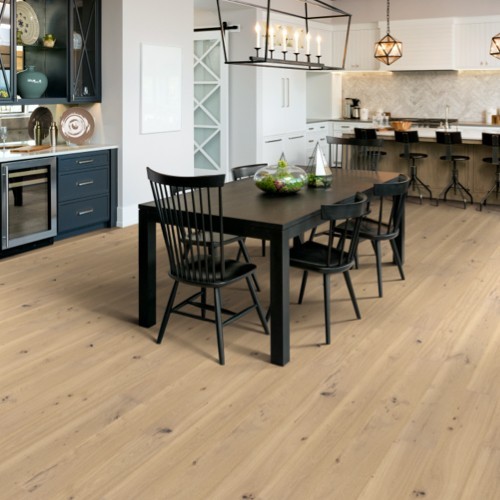 Hardwood in dining area and kitchen | Flooring Express | Lafayette, IN