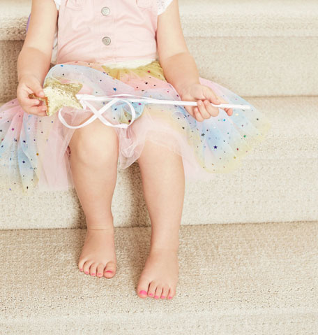 A child's feet on a clean carpet | Flooring Express | Lafayette, IN