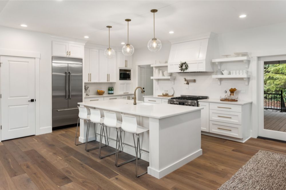 Kitchen white interior | Flooring Express