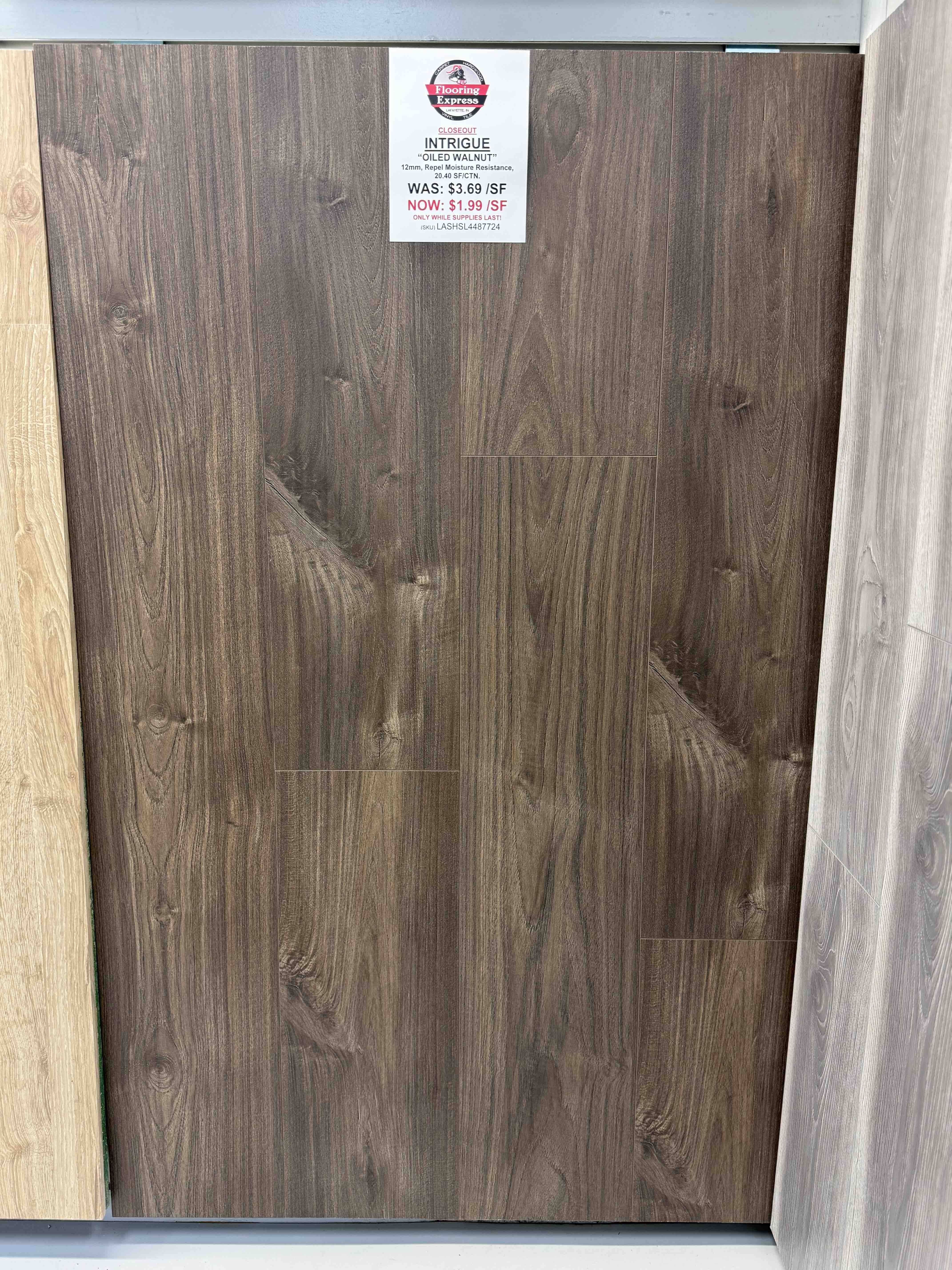8 SHAW INTRIGUE OILED WALNUT
